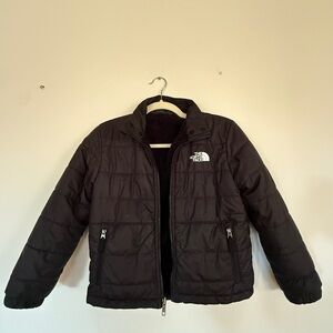 Kids The North Face Reversible Fleece Puffer Coat